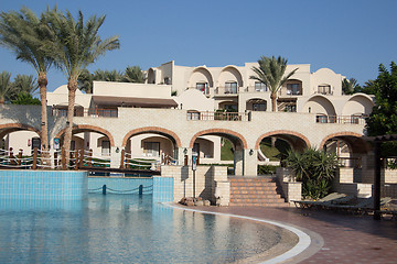 Image showing African holiday resort