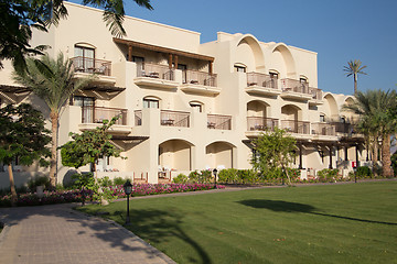 Image showing African holiday resort