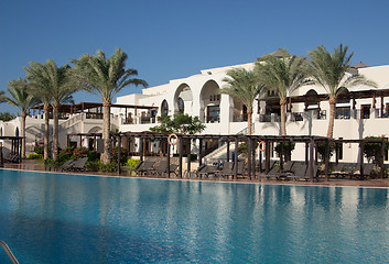 Image showing African holiday resort