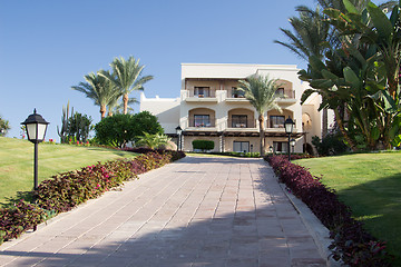 Image showing African holiday resort