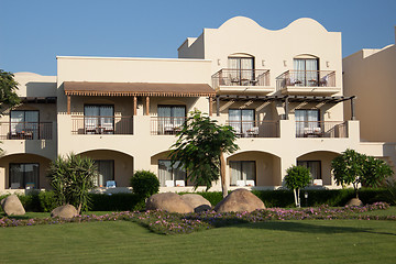 Image showing African holiday resort