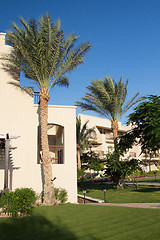 Image showing African holiday resort