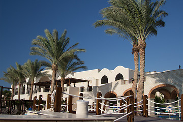 Image showing African holiday resort