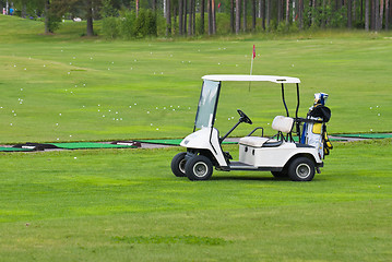 Image showing Golf car.