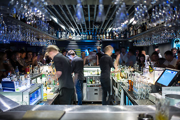 Image showing Hangout at the nightclub people