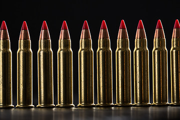 Image showing Cartridges ranked with red tip