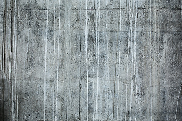 Image showing Front shot of textured concrete wall