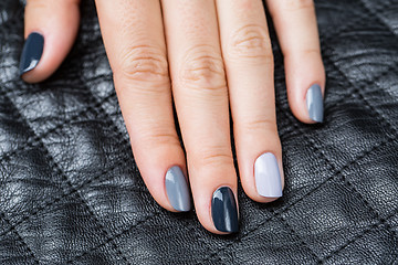 Image showing Women\'s hands with a stylish manicure.