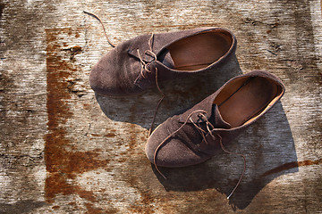 Image showing Old stylish shoes