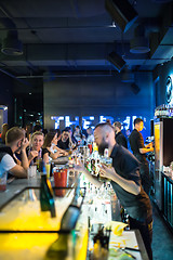 Image showing Hangout at the nightclub people