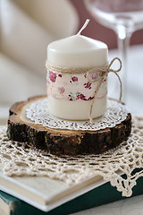 Image showing Decorative candle 