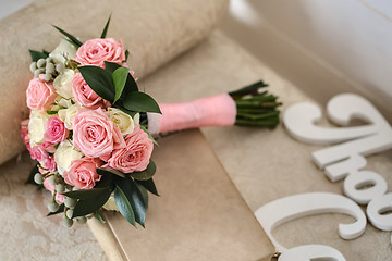 Image showing Wedding bouquet in the style of provence.