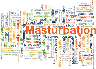 Image showing Masturbation background concept