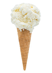 Image showing coconut ice cream