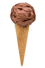 Image showing nutella flavor ice cream