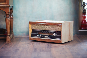 Image showing retro radio