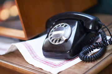 Image showing retro telephone