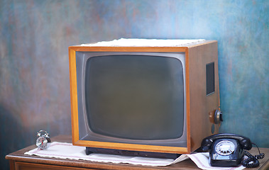 Image showing retro tv