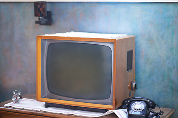 Image showing retro tv