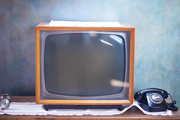 Image showing retro tv