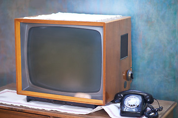 Image showing retro tv