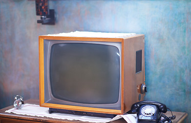 Image showing retro tv