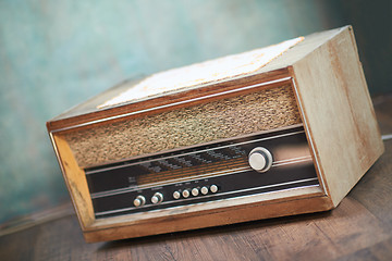 Image showing retro radio