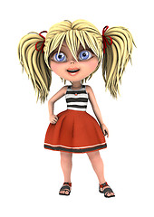 Image showing Toon Girl