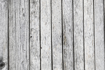 Image showing Vintage  White  Wood Wall