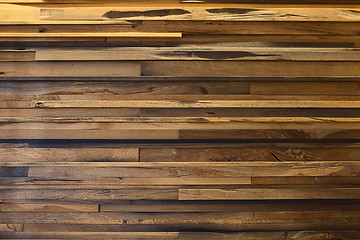 Image showing yellow oak planks