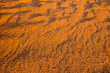 Image showing Desert sand pattern texture