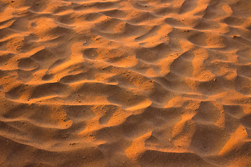 Image showing Desert sand pattern texture