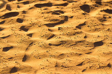 Image showing Desert sand pattern texture