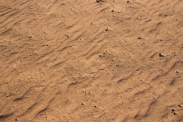 Image showing Desert sand pattern texture