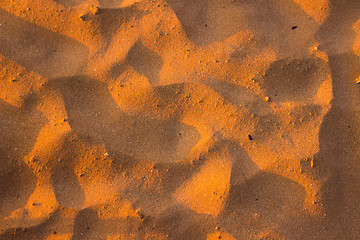 Image showing Desert sand pattern texture