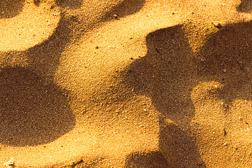 Image showing Desert sand pattern texture