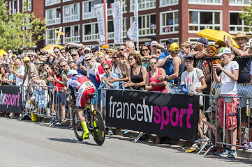 Image showing The Cyclist Luca Paolini - Tour de France 2015