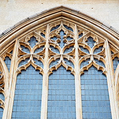 Image showing door southwark  cathedral in london england old  construction an