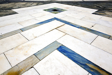 Image showing direction  sanpietrini busto arsizio     pavement of a   marble