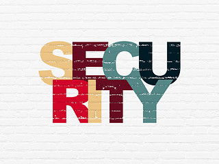 Image showing Privacy concept: Security on wall background