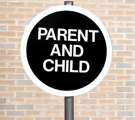 Image showing parking for parent plus child