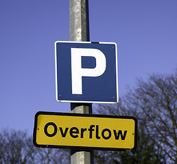 Image showing parking overflow