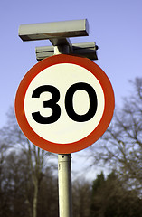 Image showing speed limit 30 mph