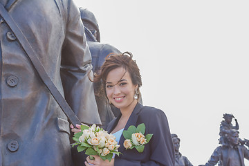 Image showing Portrait of a bride 