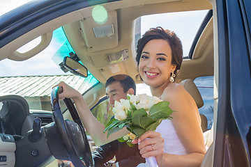 Image showing Portrait of a bride    