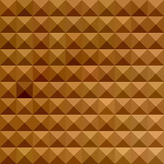 Image showing Bronze Brown Abstract Low Polygon Background