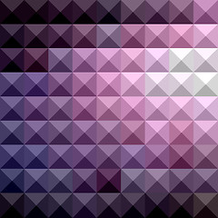 Image showing Russian Violet Abstract Low Polygon Background