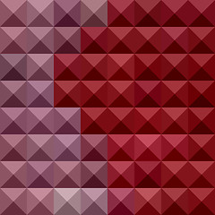 Image showing Falu Red Abstract Low Polygon Background