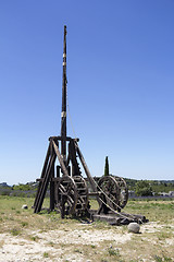 Image showing  Medieval weapon Trebuchet