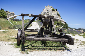 Image showing Medieval weapon Catapult 